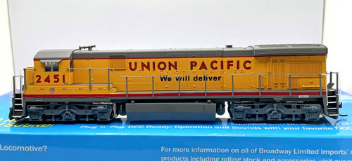 HO BROADWAY LIMITED 5051 GE C30-7 UNION PACIFIC UP # 2451 DCC INSTALADO | Zustand: Used