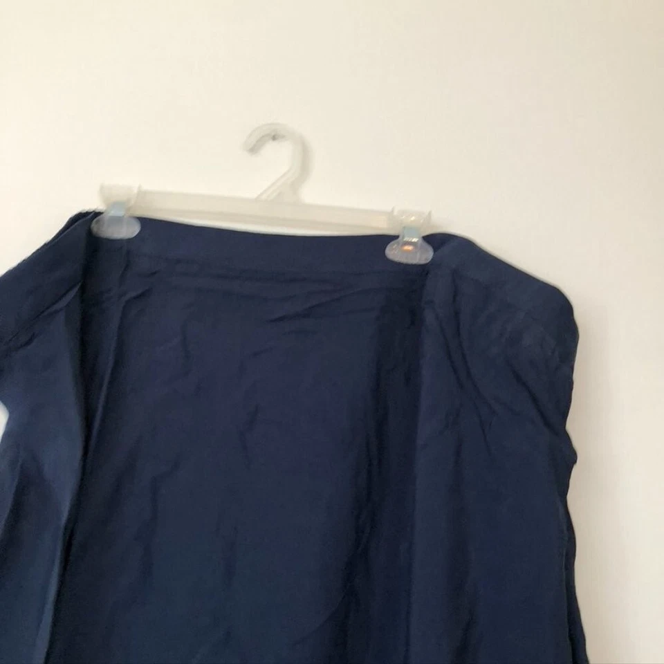 NEW NWT MODCLOTH Plus Size Stay Sassy A-Line Skirt Solid Navy Elastic Mini sz 4X - Image 4 of 4