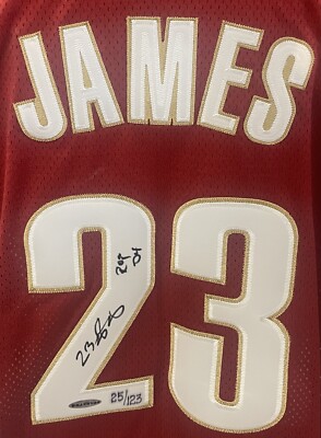 coa様 LeBron James Signed Cavaliers Reebok Authentic ROTY Jersey Mint