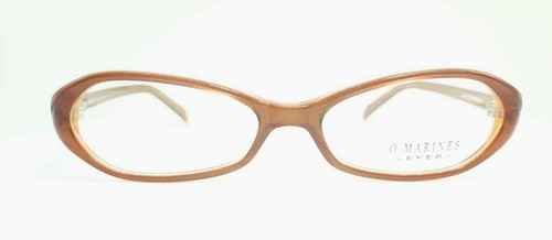 Original Marines Occhiale Da Vista celluloide marrone ovale uomo donna  stretti | eBay