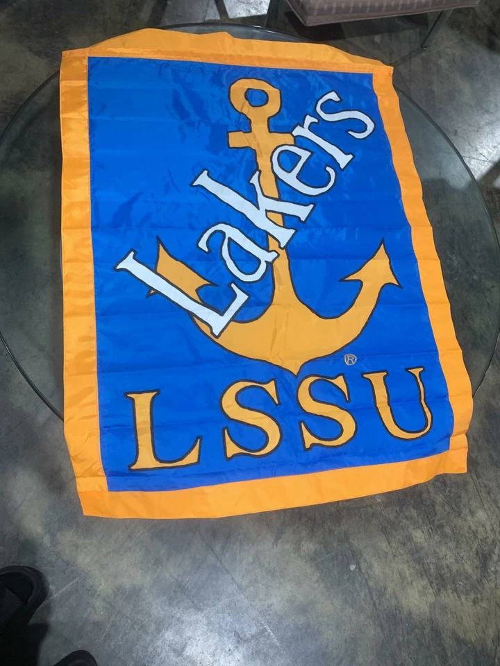 LSSU- Lake Superior State University Flag 28 "x  44"- Lakers - Image 3 of 3