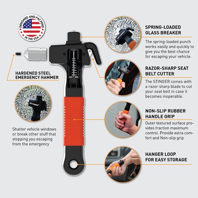 Stinger Super Duty Car Emergency Escape Tool