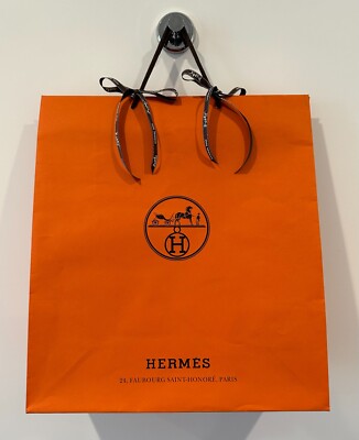 New Authentic HERMES X-LARGE Shopping GIFT BAG Store Paper Tote