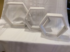 Hexagon Floating Shelves Set Of 3