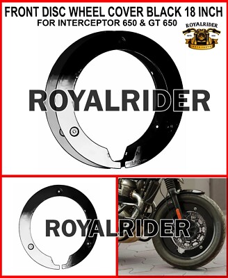 FRONT DISC WHEEL COVER BLACK 18 INCH FOR ROYAL