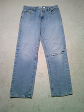 VTG Calvin Klein Jeans Men 34x32 Blue 90s Grunge Straight Cut