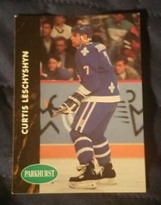 1991-92 Parkhurst - Quebec Nordiques - Hockey Card #367 Curtis Leschyshyn