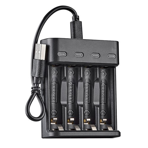 Intelligent Battery Charger 4 Slot For AA AAA NI-MH Rechargeable Batteries Box - Picture 16 of 20