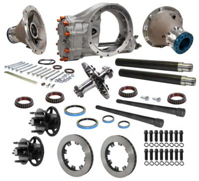 NEW TIGER QUICK CHANGE REAR END,TUBES,AXLES,HUBS,ROTORS,CTD BELLS,POL R&P,4:86