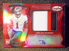 2021 Jaelon Darden Certified FF Red RC AUTO / PATCH...../199.....Buccaneers