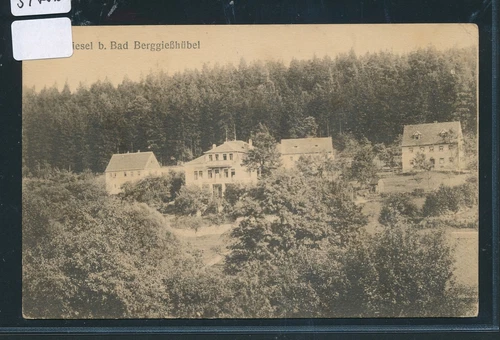 34736) Postcard Saxon Switzerland, Zwiesel near Bad Berggießhübel, **