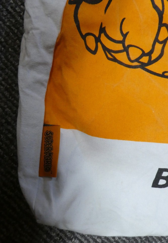 Official Nintendo Tote Promo Cloth Bag Bowser New super Mario eBay