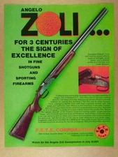 1977 Zoli Monte Carlo Field Grade Shotgun vintage print Ad