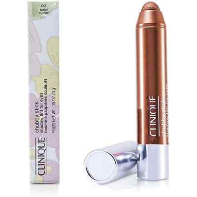 Clinique 03 Fuller Fudge Chubby Stick Tint for eyes 0.10oz/3g NIB