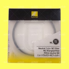 Genuine Nikon 82mm Neutral Color NC Filter Clear Lens Protector NC-82 mm
