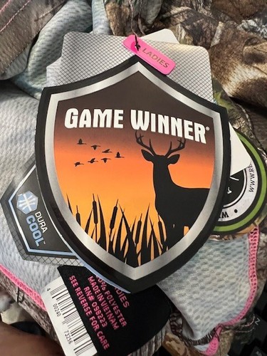 Hoodie Game Winner Ladies Sz 2XL Hunting Dura Cool Camo Pink Zipper/Stiches -NWT - Picture 6 of 9