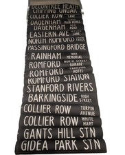 London Transport Bus Destination Blind DMS YY North Street Garage 1975