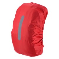 Wasserdichter Rucksack 40L-50L, Regenfest, Reflekt. Riemen FüR Wandern/Rad [Rot]