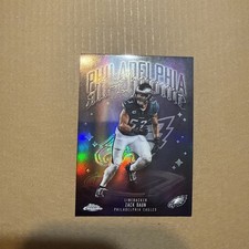 2025 Topps Chrome Zack Baun All Chrome Team Refractor Eagles Sp