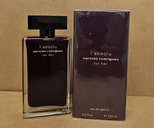 L'Absolu For Her By Narciso Rodriguez 100ml 3.3.Oz Eau De Parfum Spray