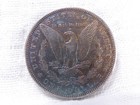 NobleSpirit (SD) Remarkable Dark Toning 1884 S Morgan Silver Dollar AU ...