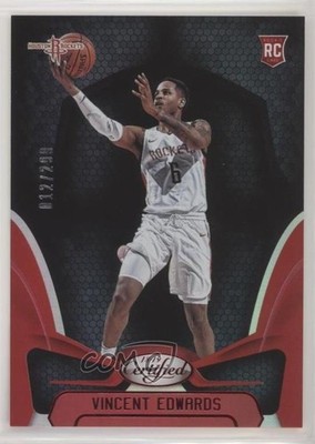 2018-19 Certified Mirror Red 12/299 Vincent Edwards #199 Rookie RC s3g