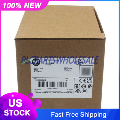 New 100-C30EJ10 Allen Bradley Contactor 30 Amp 24v DC Coil 100C30EJ10