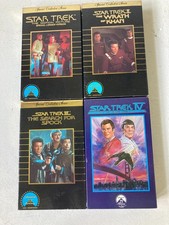 Star Trek I, II, III, IV Beta Video Tape Betamax Star Trek The Motion Picture