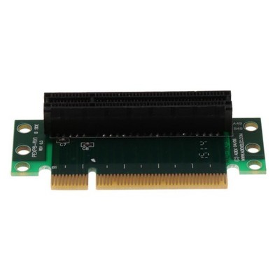 PCI Express PCI-E 8x Adapter Riser Karte 90 Winkel für 1u / 2u Server-Gehäuse