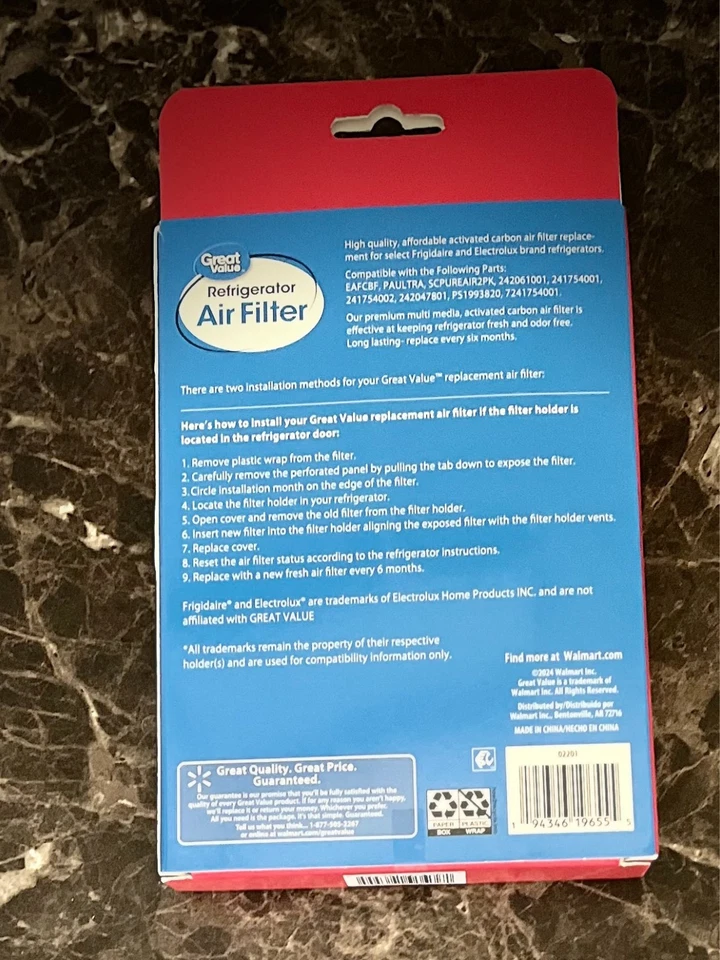 Great Value Refrigerator Filters 2 Pack - Image 4 of 4