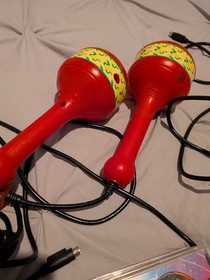 sega dreamcast console bundle - 21 games -  fishing pole, maracas 2 controllers