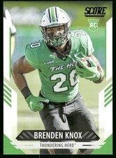 2021 Score Brenden Knox Rookie Marshall Thundering Herd #366