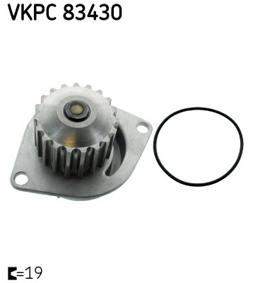SKF VKPC 83430 Water Pump, engine cooling for CITROËN,PEUGEOT - Image 6