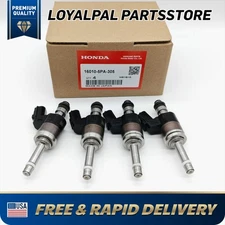 4PCS NEW OEM FUEL INJECTORS 16010-5PA-305 FOR HONDA ACCORD CR-V CIVIC 1.5L TURBO