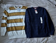 2- Cat And Jack Boys Sweaters Size Large 12/14