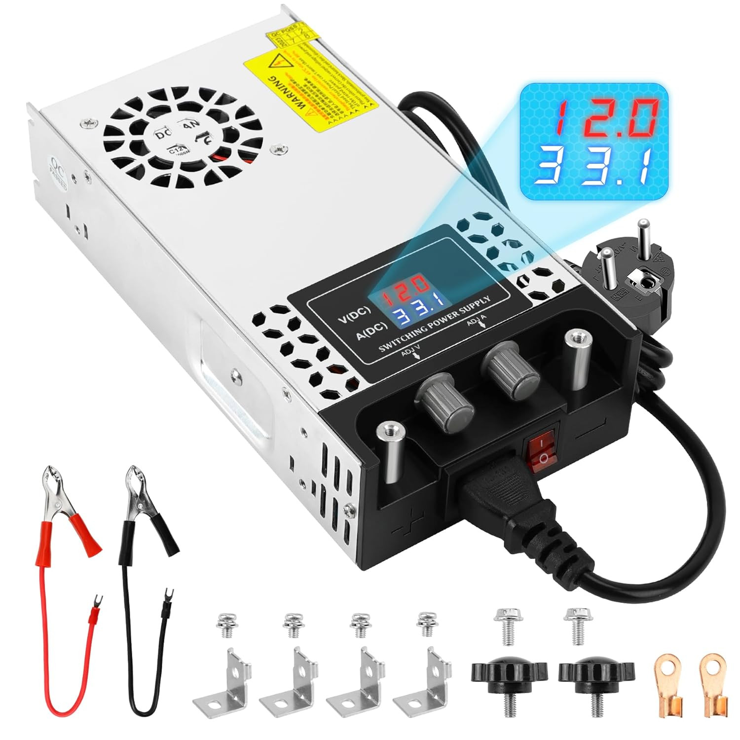 Alimentatore Switching 12V 50A 600W | Efficienza e Design Compatto