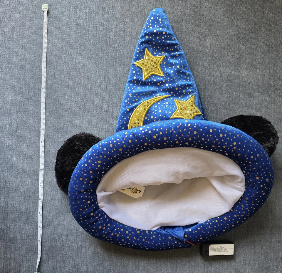 Walt Disney World Sorcerer Mickey Light Up Hat Fantasia Working Lights - Image 4 of 4