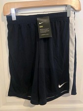 NWT Nike Kid's DRI-FIT Football/ Soccer Shorts Navy Blue SZ L