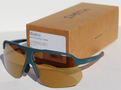 SMITH OPTICS Motive Sunglasses Pacific/ChromaPop Bronze Interchangeable $185