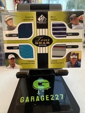 2012 SP Game Used Edition - Tour Gear Quads Bill Haas, Dustin Johnson, Louis...