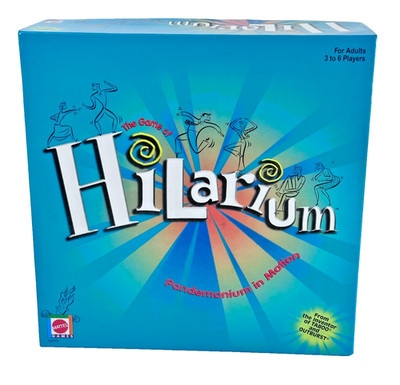 Mattel Hilarium Board Game  Open Box Complete Adult Party Game