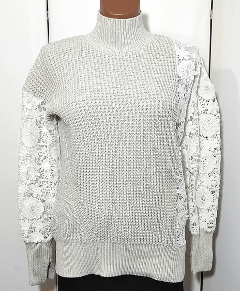 Women French Connection Sweater Grey 34 / XS / 42 #7RRC
