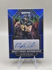 2023 Panini Prizm Draft Picks Blue /149 Payne Durham #DPA-PAD Auto - Buccaneers 