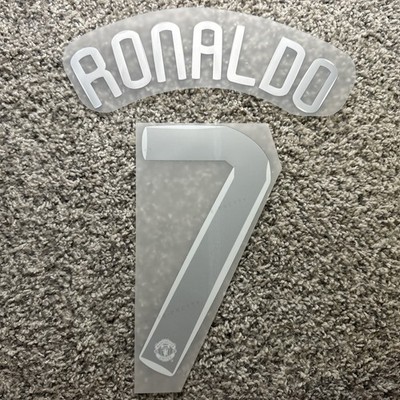 【正規07-09 Manchester U CL  Ronaldo#7】 Ronaldo 7 (Premier League) - 07-09 Man Utd Home Offizielle Beflockung