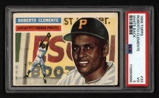 1956 TOPPS #33 ROBERTO CLEMENTE WHITE BACK PSA 3 VG