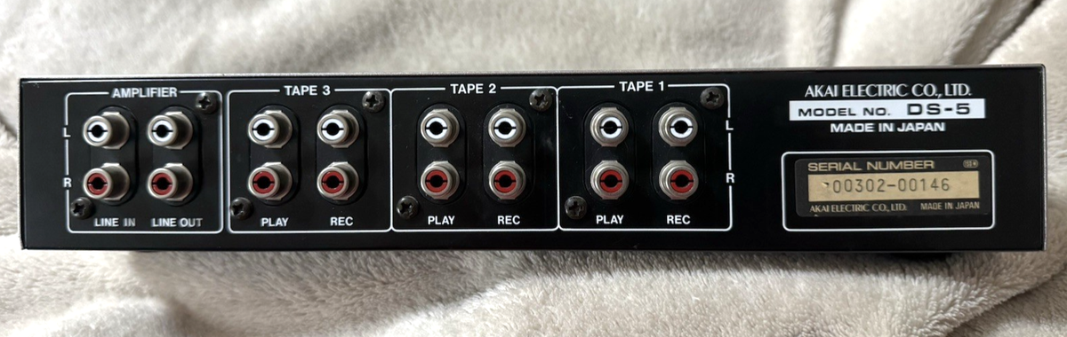 AKAI TAPE DECK SELECTOR DS-5 本体 AKAI Tape Deck Selector Model DS-5 four Deck Control Made In Japan