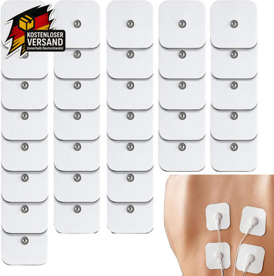 Elektroden Pads 50x50 mm für TENS EMS Schmerz- und Muskeltherapie, wiederverwend