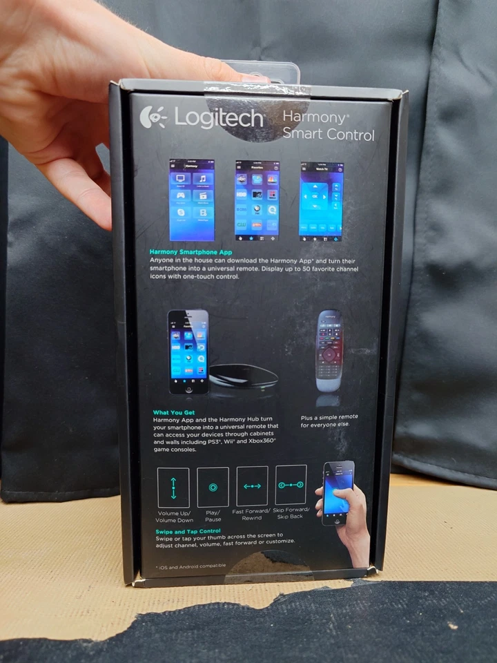 NIB Logitech Harmony Smart Control System 915-000194 Remote & Hub Package NEW - Image 3 of 4