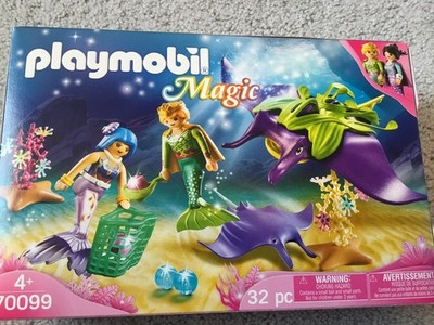 Playmobil Magic Mermaids Purple Manta Rays Collector s Of Pearls #70099