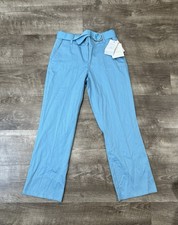 NWT LIZ CLAIBORNE MICHAELA WOMANS BLUE PANTS WITH BELT SIZE 4
